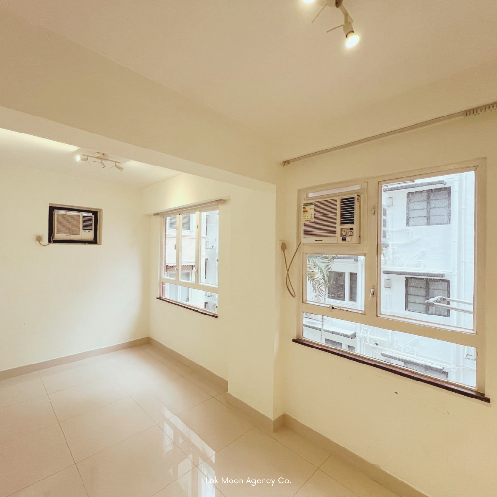 Wan Chai bedroom — one‑bed room with two ACs